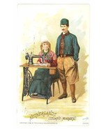 Singer Sewing Machine Co Victorian advertising post card Netherlands vin... - €12,02 EUR