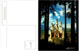 One(1) Germany Bavaria Schwangau Neuschwanstein Royal Castle Autumn VTG Postcard - £7.50 GBP