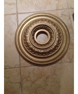 decorative ceiling fixture plate gold tone - $49.99