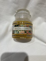 Yankee Candle Christmas Cookie Vintage Black Label 3.7 oz Glass Jar Hous... - £18.04 GBP