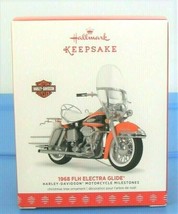 2017 Hallmark Harley Davidson 1968 FLH Electra Glide Motorcycle Xmas Orn... - $64.90