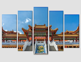 Thean Hou Temple in Kuala Lumpur Malaysia Wall Decor Chinese Temple Canvas Art B - £38.54 GBP