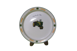John Deere Salad Plate Nothing Runs Like A Deere Tractor Gibson 8 1/4&quot; D... - $11.88