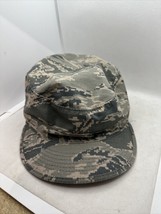 Utility AF Air Force Military Hat Camo Size 7 3/4 Fitted - $9.89