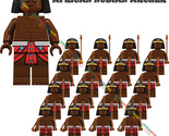 16PCS African Nubian Zulu Archer Warrior Historic Movie Bulding Minifigu... - £22.78 GBP