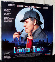 Heston as Holmes Dips Into a &#39;Crucifer of Blood&#39; on Very Rare Laser Disc - £27.34 GBP