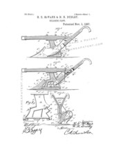 Hillside Plow Patent Print - White - £6.21 GBP+