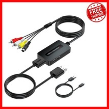 Transform Older TVs with 1080P HDMI to S-Video RCA Adapter – Compact &amp; E... - $40.73