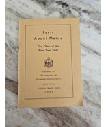 Facts About Maine: The Offer Of The Pine Tree State 1968 Paperback - $127.62 MXN