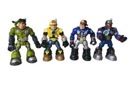 Mattel Fisher Price Rescue Heroes Lot of 4 Vintage Action Figures 6” - £11.93 GBP