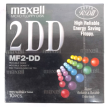 Maxell 2DD MF2-DD Double Sided Double Density Double 80 Track Micro Flop... - £35.78 GBP