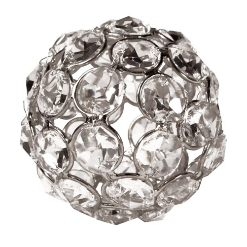 Leeber Elegance Sparkle Ornament Crystal Beaded Ball 2.5 in. - $34.30