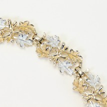 Sarah Coventry Bracelet Grape Leaves 1958 50s Vintage Leaf Gold Silver T... - $12.73