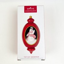 NEW Hallmark Keepsake Ornament 2022 Top Hat Snowman Box 5” - £9.58 GBP