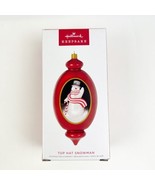 NEW Hallmark Keepsake Ornament 2022 Top Hat Snowman Box 5” - $227.90 MXN