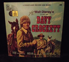 Story of Davy Crockett Walt Disney Record and Book #360 - $15.83