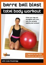 Barre Ball Blast Total Body Stability Workout Dvd Linda Wooldridge New - £11.62 GBP