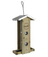 Wild Wings WWGF1-DECO Galvanized Weathered Vertical Cedar Bird Hopper Fe... - $72.41 CAD