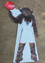 OKC Thunder Rumble Bison Life-Size Cardboard Standee Cutout Coca-Cola Promo - $3,642.61 MXN