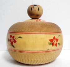 Kokeshi 1977&#39; Japanese Wooden Doll Vintage Antique Old Rare - £43.41 GBP