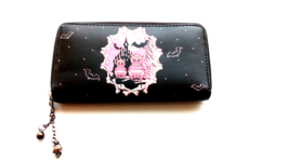 Banned Apparel Wallet Secret Obsession Owls Bats Castle Moon Black Pink ... - $24.99