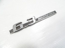 07 Mercedes W211 E63 emblem, fender, 6.3 AMG 0008170214 - $18.69