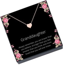 Star Granddaughter Jewelry Heart Necklace Gift from - £49.91 GBP