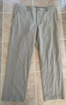 Vineyard vines  Khaki stretch Polyester Spandex Blend Golf pants Men siz... - £57.60 GBP