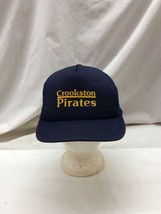 Trucker Hat Baseball Cap Vintage Snapback Navy Blue Crookston Pirates Mi... - £31.92 GBP