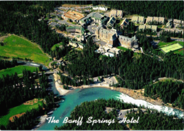 Postcard Canada Banff Photo  Aerial View Bow River Falls  Unposted  6.5 x 4.5&quot; - £6.00 GBP