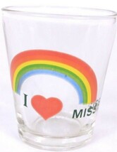 I Love Mississippi Rainbow 2.25&quot; Collectible Shot Glass - $9.22 CAD