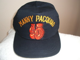Manny &quot;Pacman&quot; Paciquiao new black ball cap  - £17.38 GBP