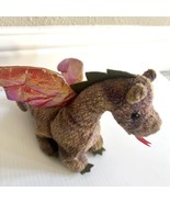Ty Beanie baby  Scorch the  dragon Vintage long forked tongue shiny wing... - $7.91