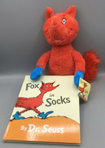 Kohl&#39;s Cares &quot;Fox In Socks&quot; by Dr. Seuss Hardcover Book &amp; Plush Fox Toy - £12.12 GBP