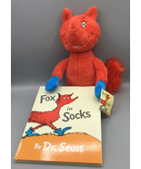 Kohl&#39;s Cares &quot;Fox In Socks&quot; by Dr. Seuss Hardcover Book &amp; Plush Fox Toy - £12.12 GBP
