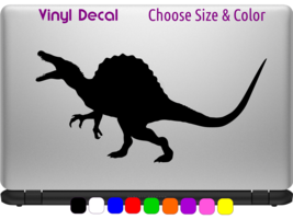 Spinosaurus Standing Dinosaur Decal Laptop Window Sticker CHOOSE SIZE COLOR - £2.22 GBP+