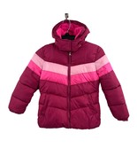 Kids Pink Puffer Coat Pink Platinum Size Small - £24.32 GBP