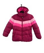 Kids Pink Puffer Coat Pink Platinum Size Small - £23.08 GBP