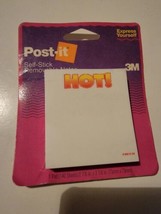 Vintage Post It Notes Deadstock NIP HOT! 1 Pad Sticky Note 3M Made In US... - $11.75