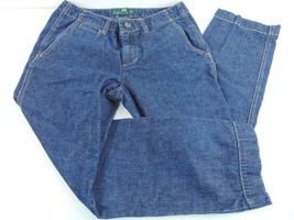 LRL Lauren Jeans Straight Leg Mid Rise Cotton Jeans Size 4 - $24.74