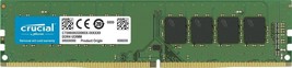 Crucial 32GB Single DDR4 2666 MHz PC4-21300 Desktop Memory 288-Pin CT32G4DFD8266 - $135.99