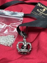 Alchemy England P872 Regalius Pendant Necklace Gothic Crown Skulls IN HAND - £39.96 GBP