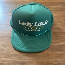 Green Lady Luck Casino Biloxi, Mississippi Trucker Mesh Hat Snapback Vin... - £12.17 GBP