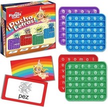 Pucha Letras Spanish Phonics Game, Flash Cards + Fidget Mats, Kids PreK–... - $28.70