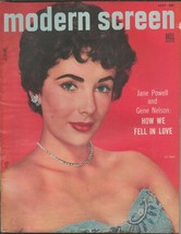 ORIGINAL Vintage September 1953 Modern Screen Magazine Elizabeth Taylor - £31.39 GBP