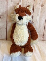 Jellycat 12” Fox Plush Toy Woodland Baby Stuffed Animal Lovey Red With White - £28.41 GBP