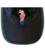 The Simpsons Lisa Hat Cap Strapback Black Peace Sign Adjustable 100% Cotton - $17.59