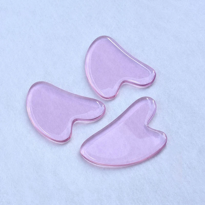 Natural heart jade gua sha stone board massage plate jade face scrapers tools thumb200