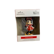 Hallmark Disney Minnie Mouse Ornament Christmas Red Dress Yellow shoes - £10.11 GBP