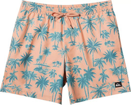 Quiksilver Men&#39;s Coastal Volley Swim Shorts Tropical Peach 15&quot; Beach Siz... - $565.23 MXN